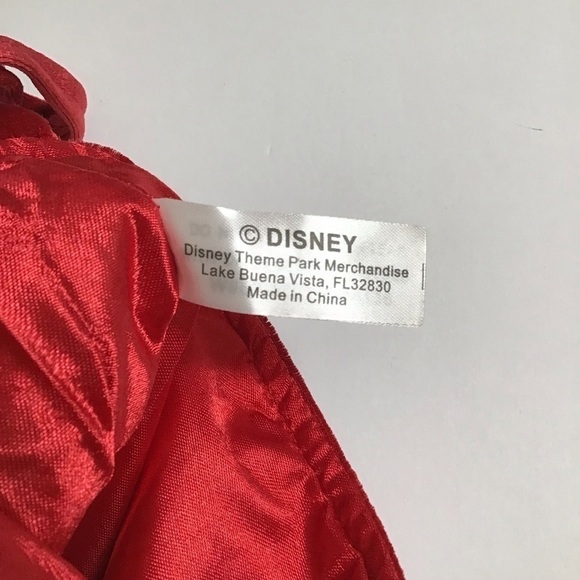 Disney Parks Santa Mickey Mouse Christmas Stocking HoHoHo Holly Snow Holiday Red - Picture 14 of 16